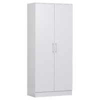 Multi-Purpose Broom Cupboard 2 Door Storage Pantry
