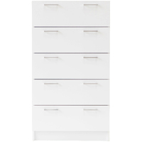 Tribecca 5 Drawer Chest - White