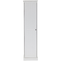 Hamptons 1 Door 5 Tier Shelf Multipurpose Cupboard Pantry Storage Cabinet Unit