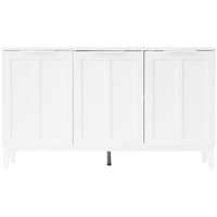 Tenley 3 Door Sideboard Cupboard Storage Buffet Cabinet Unit - White