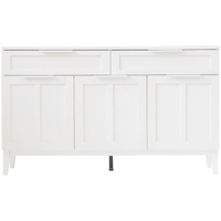 Tenley 2 Drawer 3 Door Sideboard Storage Buffet Cabinet Unit White