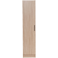 Multi-Purpose Cupboard Single Door Pantry Storage Cabinet Unit - Light Sonoma Oak