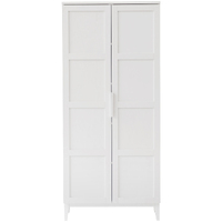 Tenley 5 Tier 2 Door Multipurpose Storage Pantry Cupboard - White