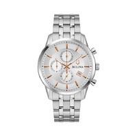 Bulova Gents Quartz Bracelet SSWP WR Mens Watch 96B411