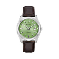Bulova Gents Auto Strap SSWP WR Mens Watch 96B427
