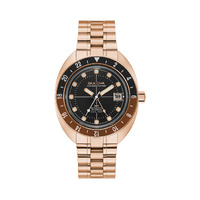 Bulova Automatic Oceanographer Devil Diver GMT WR200 Mens Watch 97B215