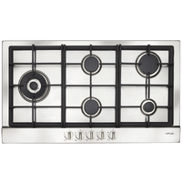 Artusi 90cm Gas Cooktop AGH91XFFD Stainless Steel