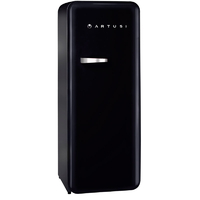 Artusi Retro Style 251L Fridge 26L Freezer Black ARET330B