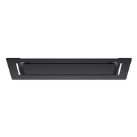 Schweigen BGUM9B Black Glass Undermount Rangehood 900mm Non Silent