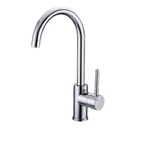 Bad Und Kuche Rund Gooseneck Sink Mixer Stainless Steel BKM201