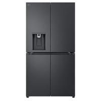 LG 637L French Door Fridge with Ice and Water Matte Black GF-L700MBL Plumbed
