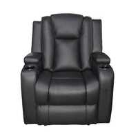 Juliet Recliner Electric Dual Motor Super Suede Charcoal