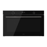 Omega 90cm 10 Function Oven with AirFry Black OBO9010AMCOM