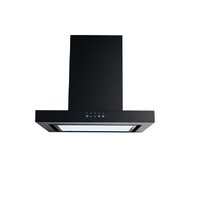 Omega 60cm Canopy Rangehood Black ORC60MB