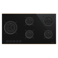 Smeg 90cm Dolce Stil Novo Aesthetic Gas Cooktop PV695LCNRAU