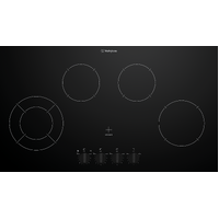 Westinghouse WHC942BE 90cm 4 Zone Ceramic Cooktop with Knob Control Series 3