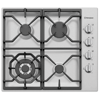 Westinghouse 60cm 4 Burner Stainless Steel Gas Cooktop WHG645SB