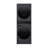 LG 12/10kg WashTower Stacked Washer Dryer Black WWT-1210BX
